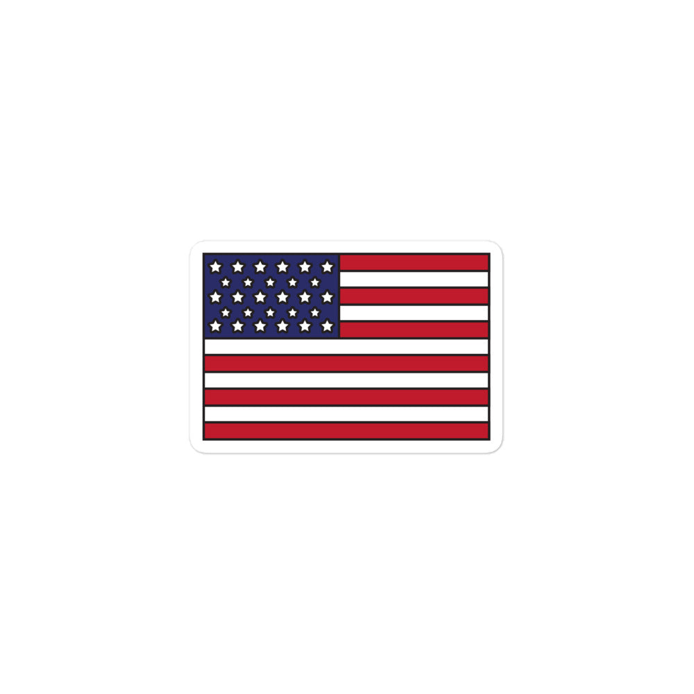 American Flag Sticker USA Patriot Support Flag of America!