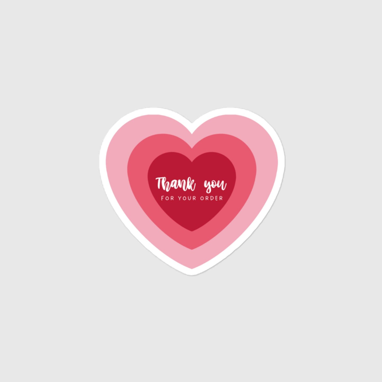 Thank you for your order - Triple hearts